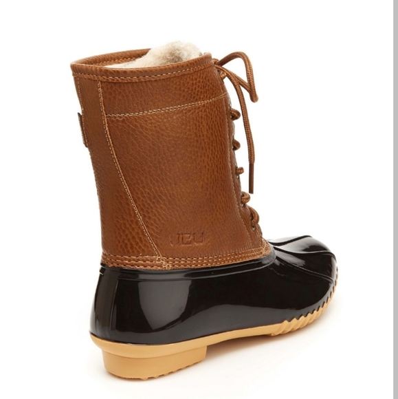 Jambu JBU Maplewood Duck Boots Chocolate Brown Vegan Nubuck/Rubber -10 - Picture 3 of 9